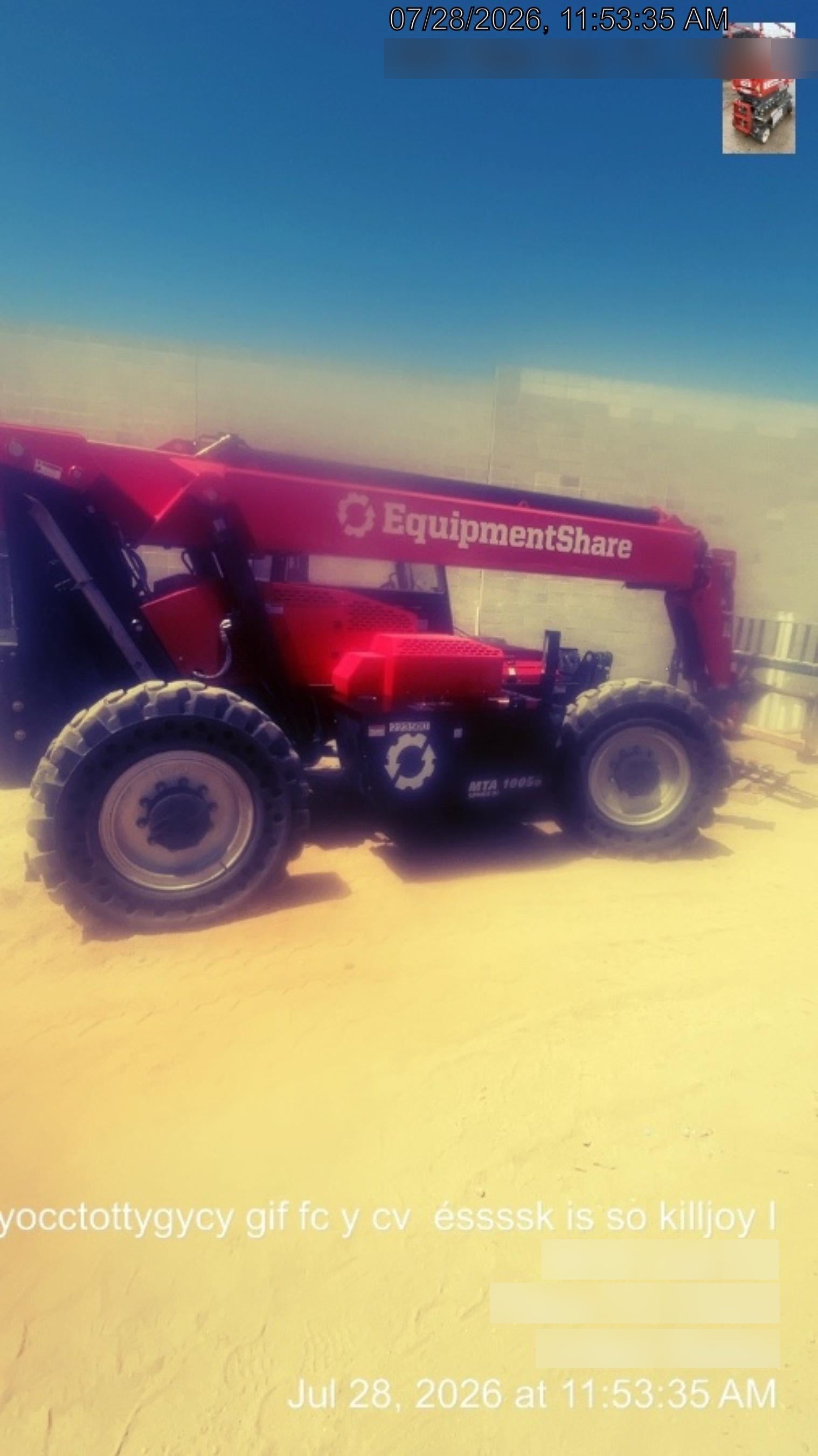 2022 Manitou MTA10055 120Hp Dsl, Cab/Heat/Air, Sld Tires, LED WL, Bcn, L Hook, EST-Kpd
