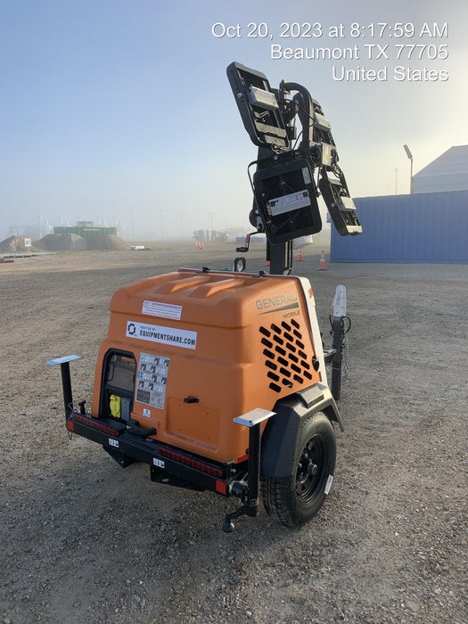 2023 Generac MLT2 Diesel, Flex Switch 120V Input, Powerzone Controller, 
(4) 320W LED Lights, 4kW Generator, 39.9 Gal Fuel Tank, 2" Ball, T3