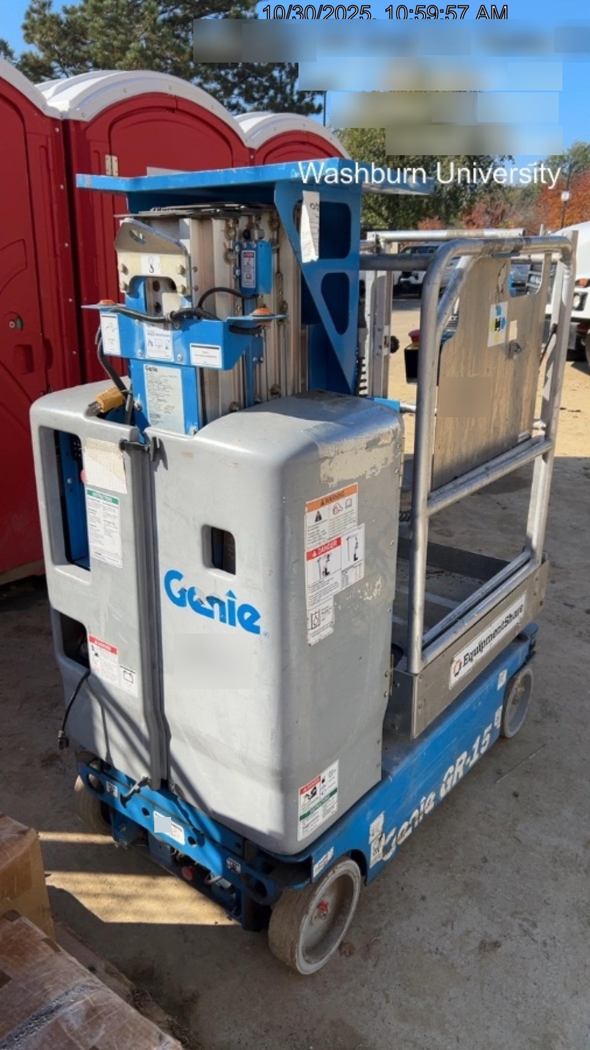 2018 GENIE GR-15
