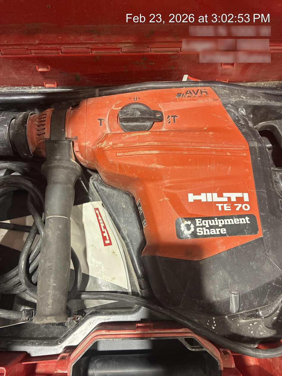 2020 HILTI TE 70-AVR
