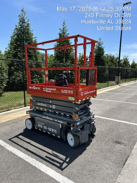 2024 Skyjack SJ3219 Electric Drive, Sld NM Tires, DBcns, RFRails, Power to Platform, T3 + Access Control
