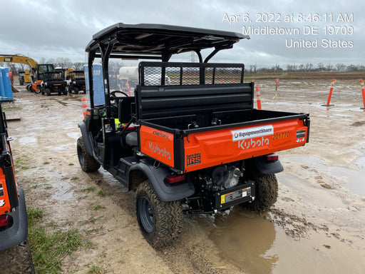 2022 Kubota RTV-X1140W-H Plastic Canopy, Windshield Acrylic Clear, LED Strobe Light, Wire Harness Kit, Back up Alarm