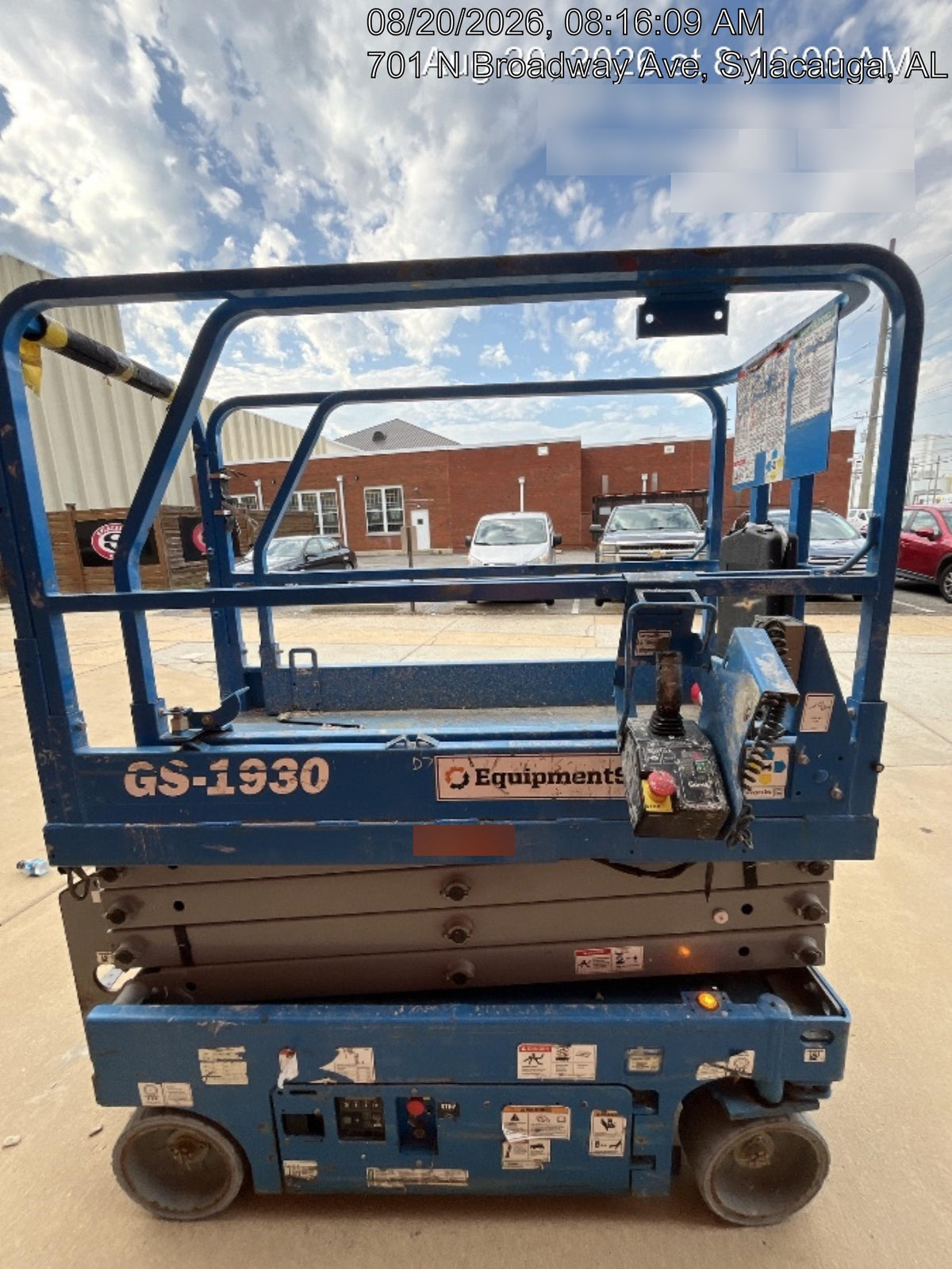 2020 Genie GS-1930 Fixed rails with chain entry gate - Pre A92.20