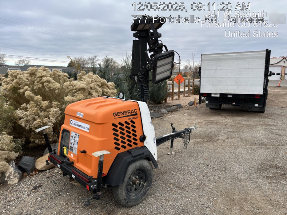 2024 Generac MLT2 Diesel, Flex Switch 120V Input, Powerzone Controller, 
(4) 320W LED Lights, 4kW Generator, 39.9 Gal Fuel Tank, 2" Ball, T3