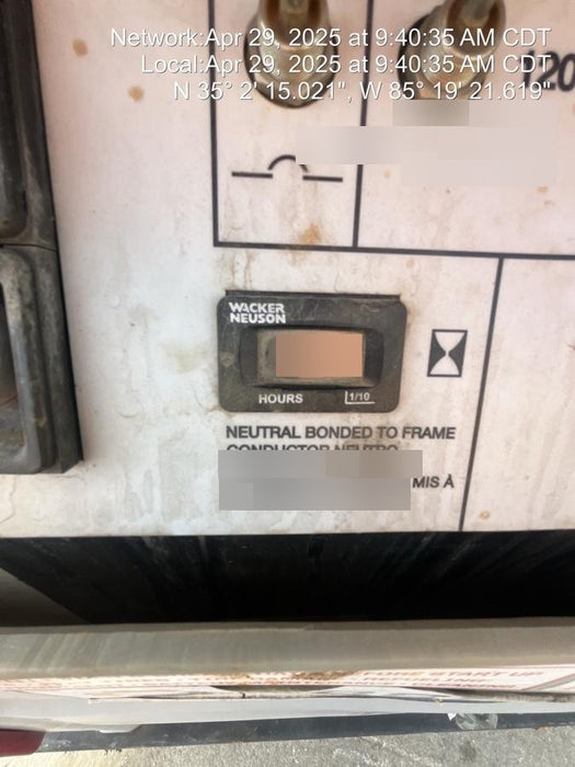 2019 Wacker Neuson LTV6L-MH Wacker Neuson LTV6L Mobile Light Tower w/Fuel Level Sensor Installed