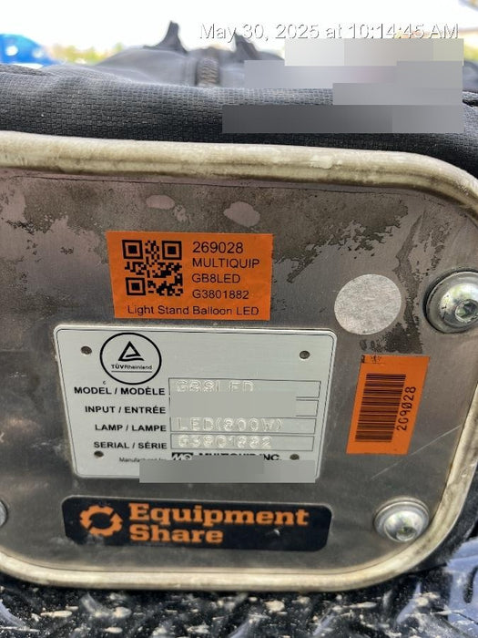 2022 MULTIQUIP GB8LED