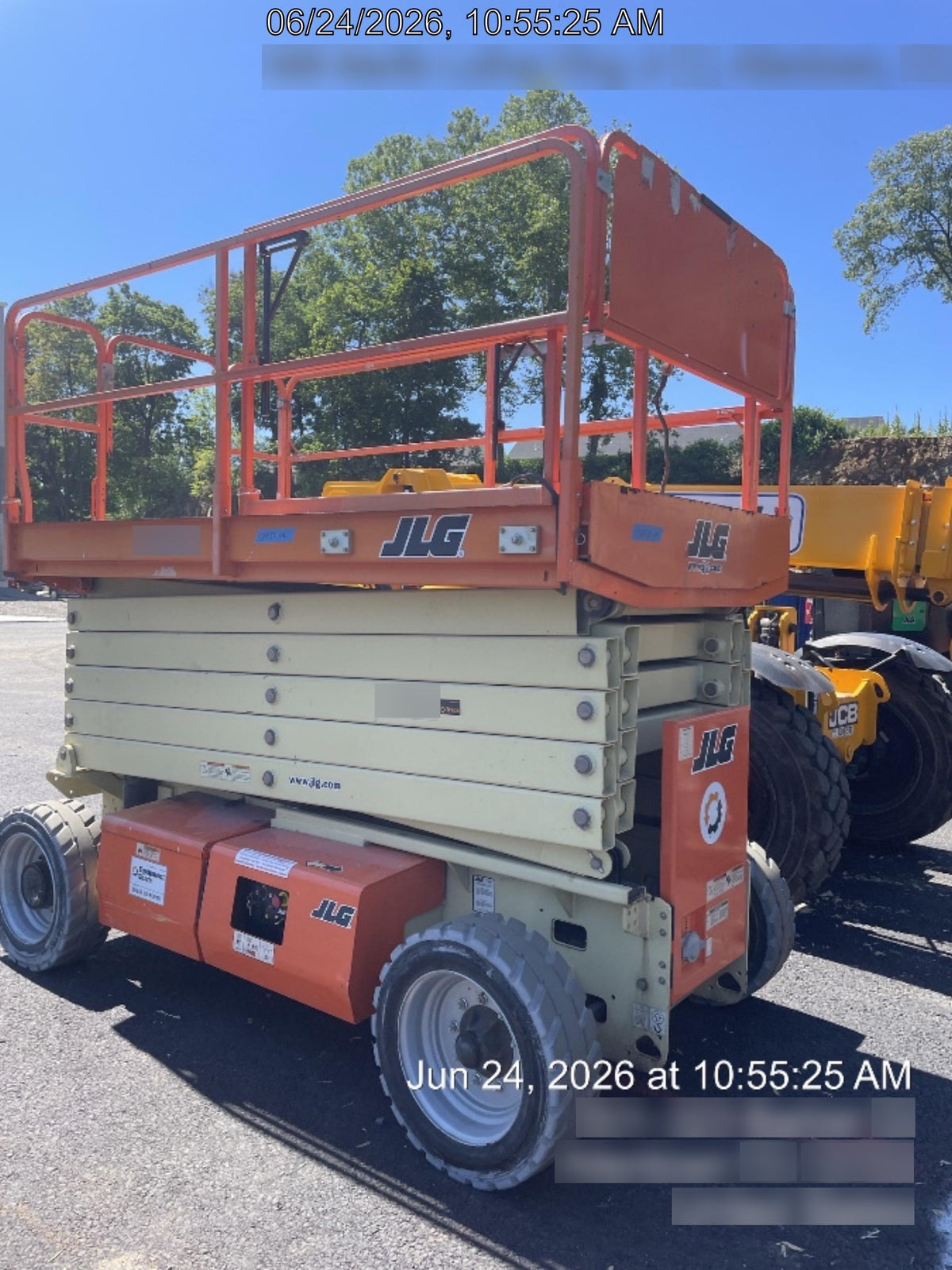 2019 JLG 4069LE Solid Non Marking Tires, Rotating Beacon