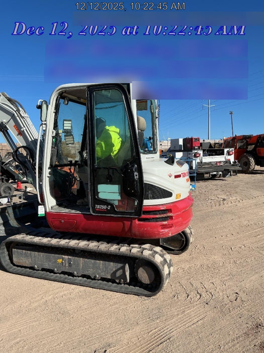 2020 Takeuchi TB250-2C Cab/Heat/Air, Rubber Tracks, Manual TAG QC