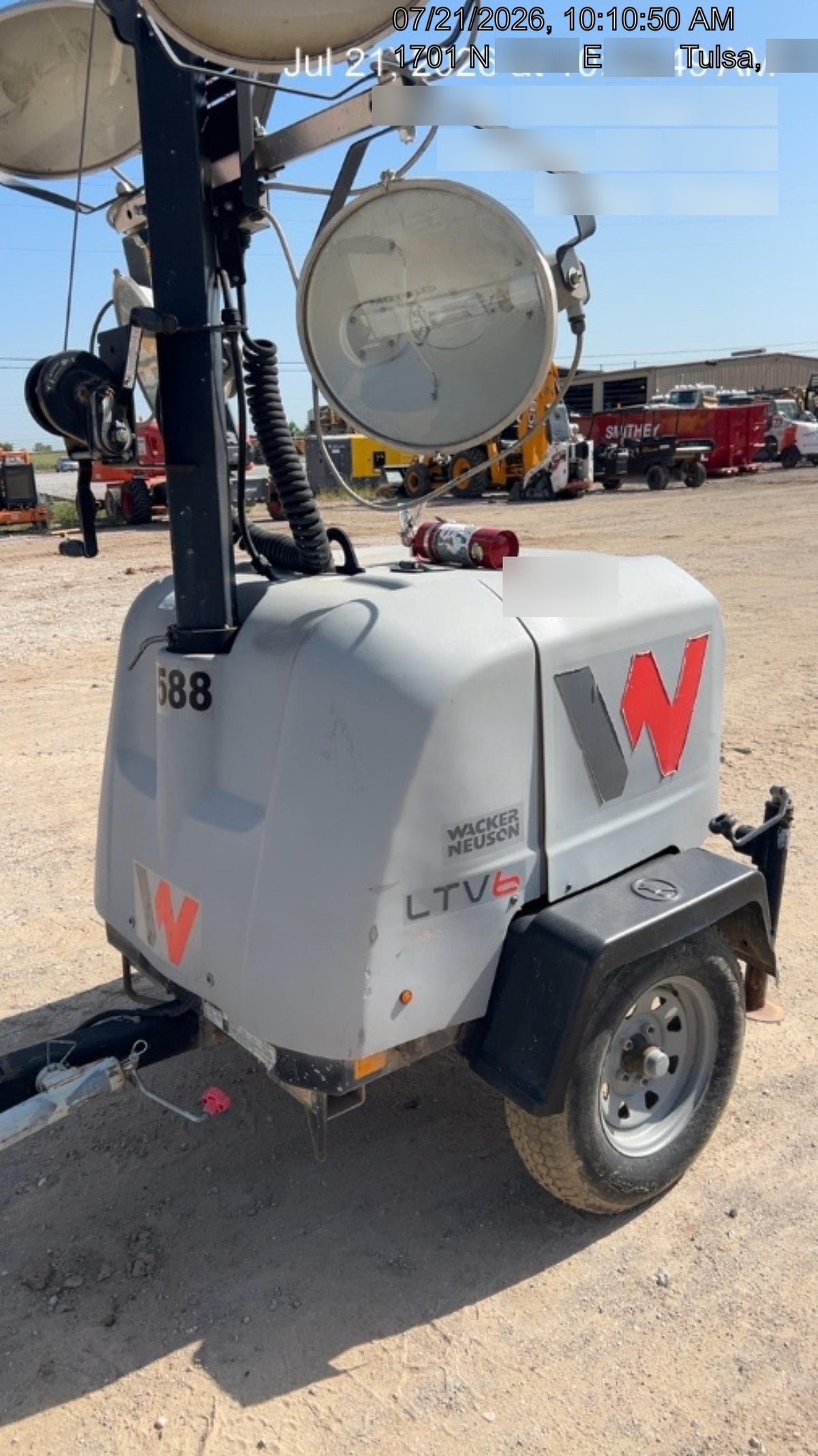 2019 Wacker Neuson LTV6L-MH Standard Options, ES Track Hardware, Fuel Level Sensor