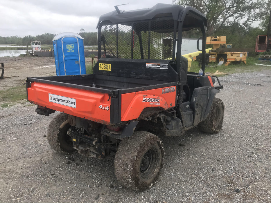 2019 Kubota RTV-XG850WL-H 4wd Utility Cart, Gas, 2 Seat, LED Strobe, Windshield Tempered Glass, Plastic Canopy, Wire Harness Kit, Backup Alarm