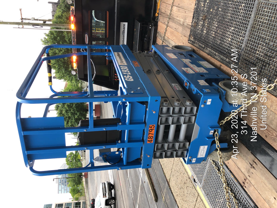 2019 Genie GS-1930 Fixed Rails with Chain Entry