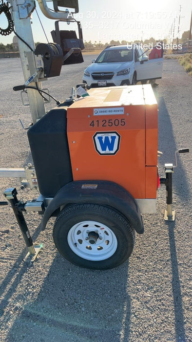 2024 Wanco WLTT-4MM4K Diesel, Deep Sea Controller, Shore Power Plug, Auto Start, (4) 350W LED Floodlights, 4kW Generator, 60 Gal Fuel Tank, 2" Ball, T3