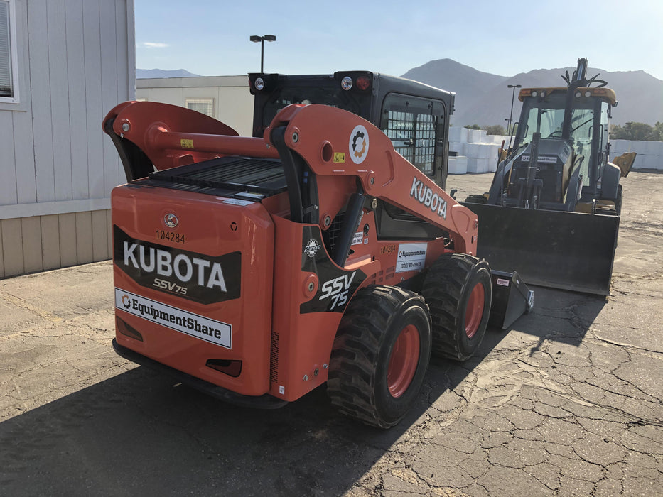 2020 Kubota SSV75PHC Wheeled, Cab/Heat/Air, Hydraulic Quick Coupler
