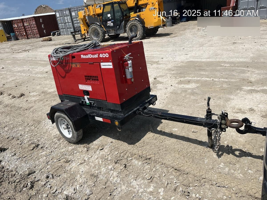2022 Shindaiwa DGW400MDL Kubota D902 Engine, 23 HP, Dual Op Welder, Wire, Arc, Droop Stick, Tig, and CC Stick Functionality, Simulphase, 3 Phase and 1 Phase Gen Output, Single Axle NB Trlr, Slr Trckl Chrg 12V 12W, Fire Ext