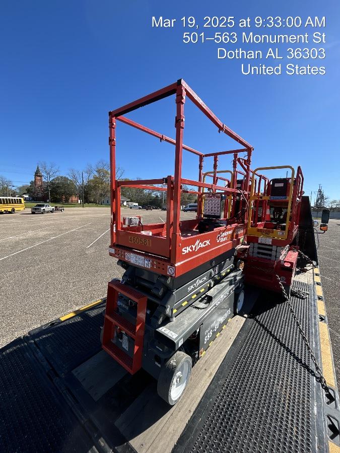 2024 Skyjack SJ3219 Electric Drive, Sld NM Tires, DBcns, RFRails, Power to Platform, T3 + Access Control