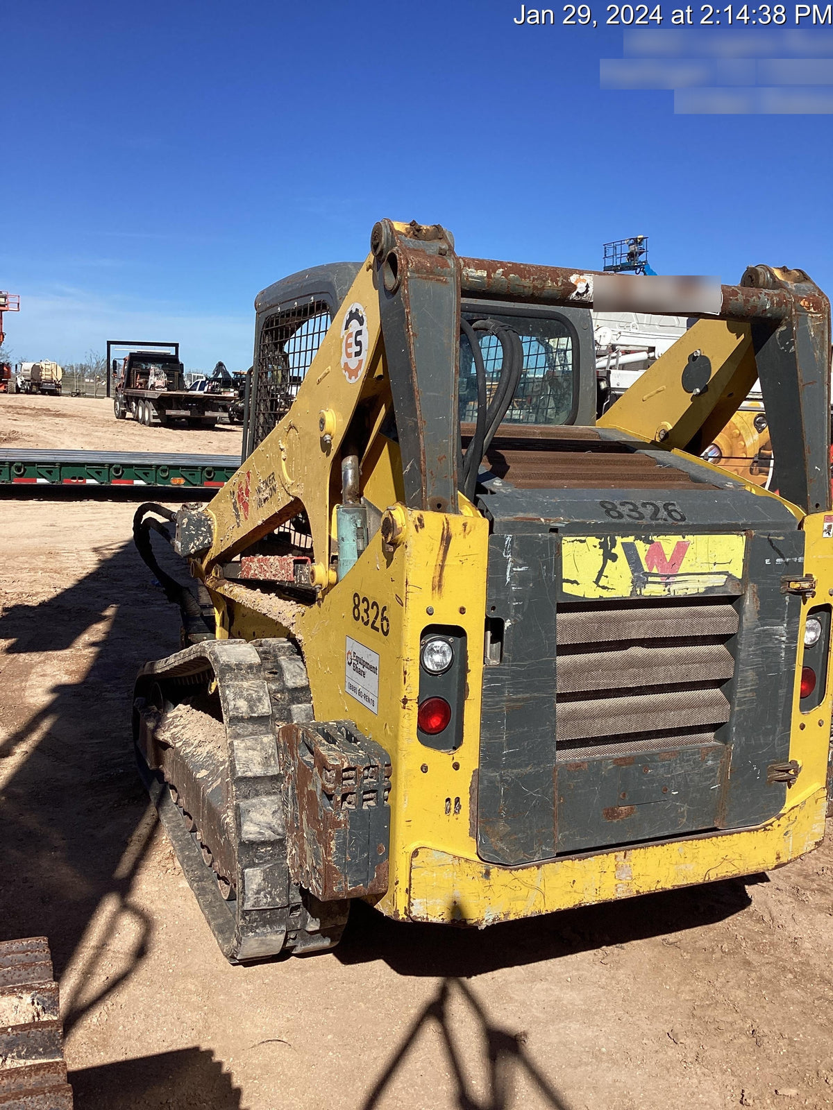 2018 Wacker Neuson ST31 Wacker Neuson ST31 w/Canopy, Selectable EH Controls, Counter weight, Foot Throttle, Bucket Leveling, 75" Smooth Bucket, Pallet Forks