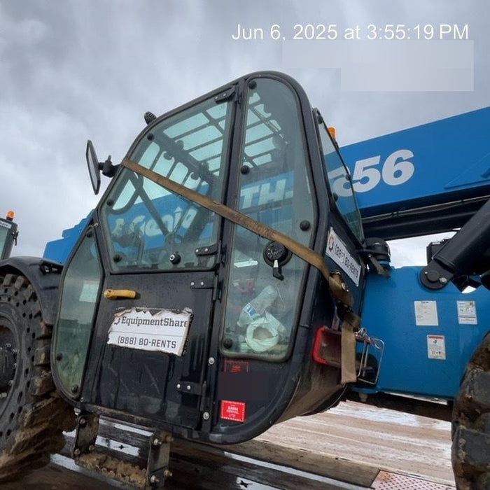 2018 Genie GTH-1056 Genie GTH-1056 w/Enclosed Cab w/HVAC, Work Lights, Solid Tires, Beacon, 60" Carriage and Forks