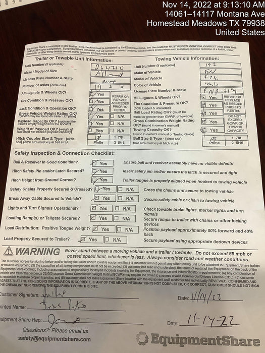 2022 Allmand NLV3GR (4) LED Light Fixture 350W, 23' Vertical Mast, 3kW Prime, Towable, ES Decals, T3