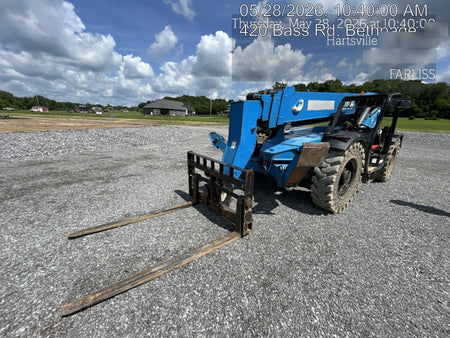 2018 Genie GTH-1056 Genie GTH-1056 w/ROPS, Work Lights, Solid Tires, RH Cab Mesh, Beacon, 60" Carriage and Forks