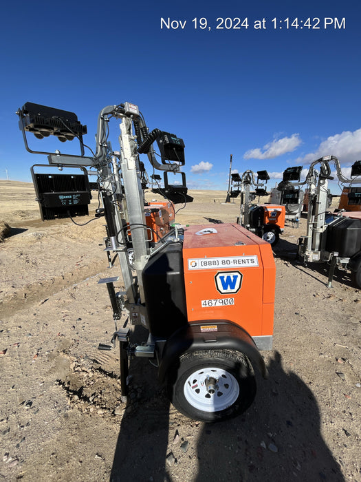 2024 Wanco WLTT-4MM4K Diesel, Deep Sea Controller, Shore Power Plug, Auto Start, (4) 350W LED Floodlights, 4kW Generator, 60 Gal Fuel Tank, 2" Ball, T3