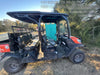 2021 Kubota RTV-X1140W-H Plastic Canopy, Windshield Acrylic Clear, LED Strobe Light, Wire Harness Kit, Back up Alarm