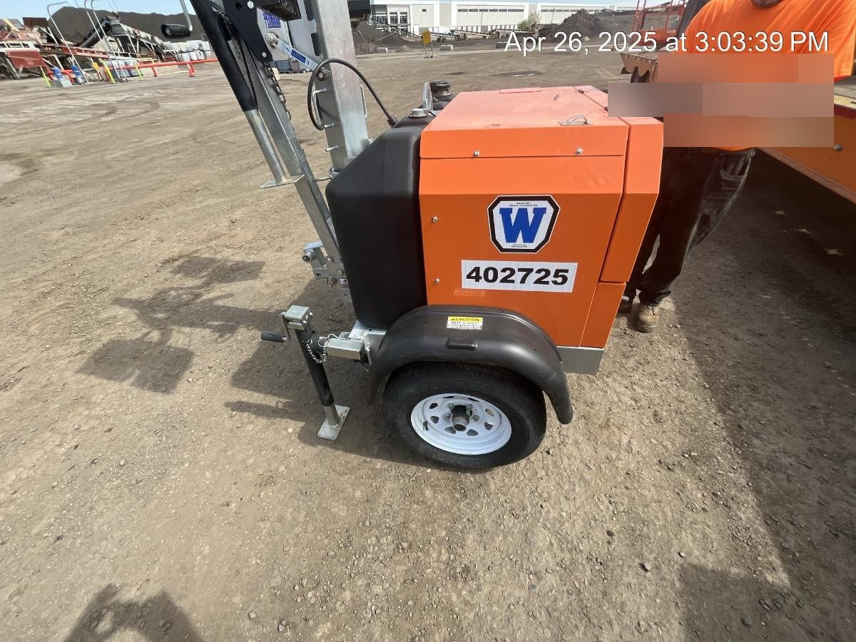 2024 Wanco WLTT-4MM4K Diesel, Deep Sea Controller, Shore Power Plug, Auto Start, (4) 350W LED Floodlights, 4kW Generator, 60 Gal Fuel Tank, 2" Ball, T3