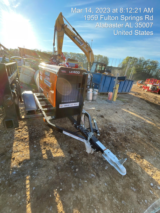 2022 Lincoln Electric LE400 Kubota V1505, Trlr, Cable Rack, Light Kit, ES Decals, T3