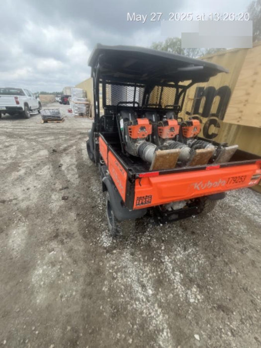 2022 Kubota RTV-X1140W-H Plastic Canopy, Windshield Acrylic Clear, LED Strobe Light, Wire Harness Kit, Back up Alarm