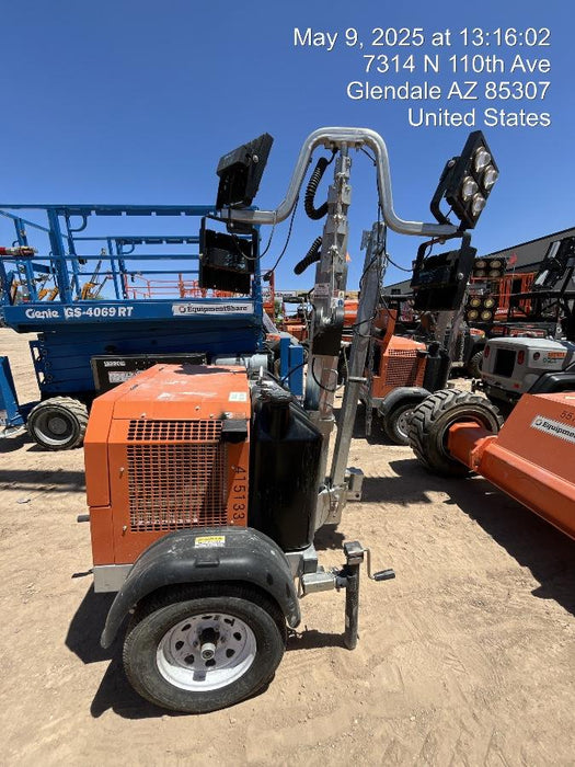 2024 Wanco WLTT-4MM4K Diesel, Deep Sea Controller, Shore Power Plug, Auto Start, (4) 350W LED Floodlights, 4kW Generator, 60 Gal Fuel Tank, 2" Ball, T3