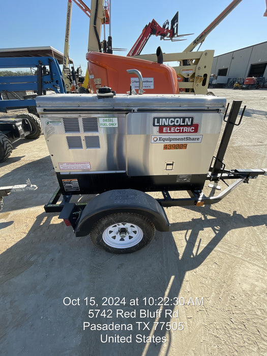 2024 Lincoln Electric LE400 Kubota V1505, Trlr, Cable Rack, Light Kit, ES Decals, T3