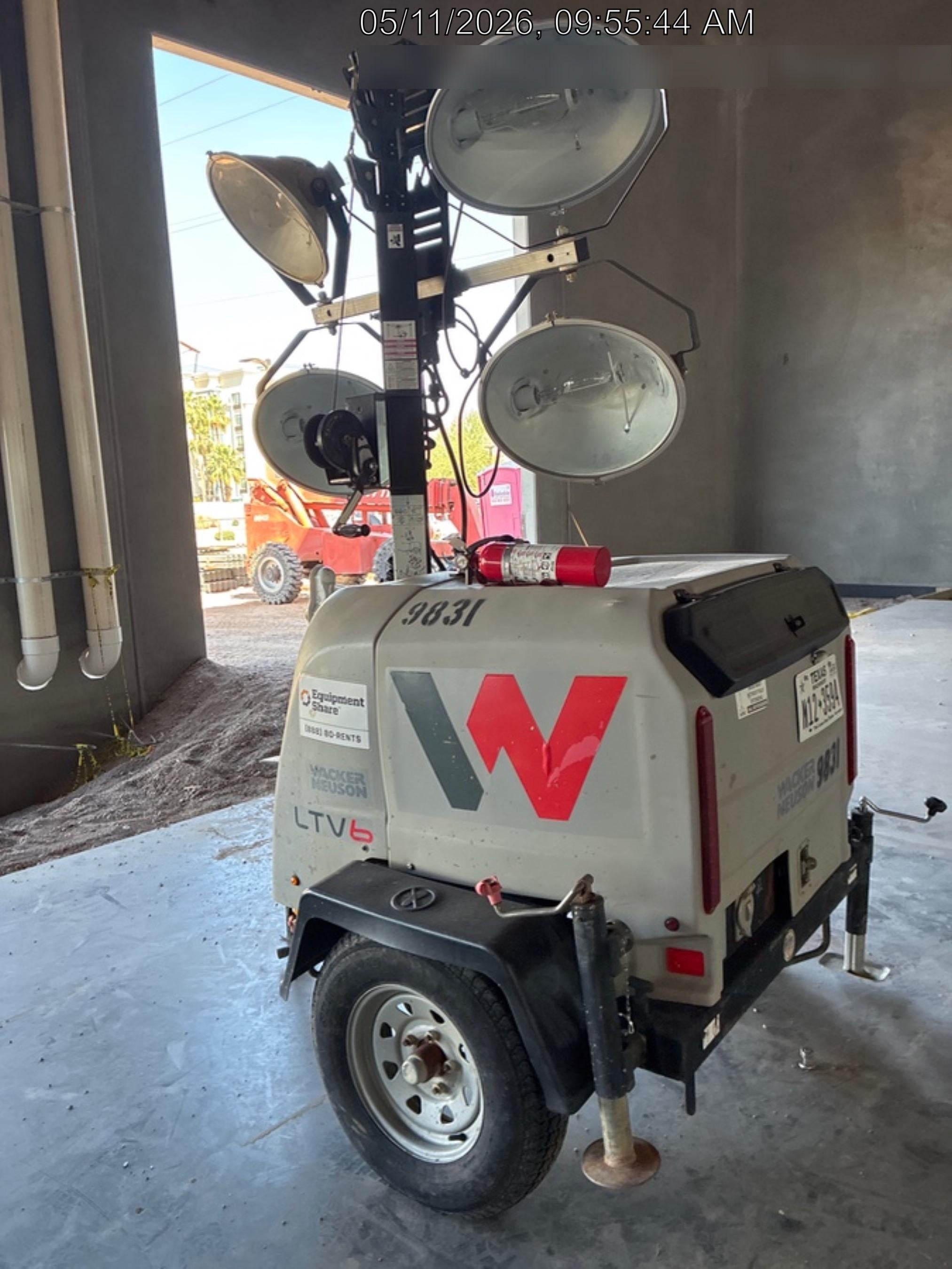 Wacker Neuson LTV6K-MH Wacker Neuson LTV6K Towable Light Tower