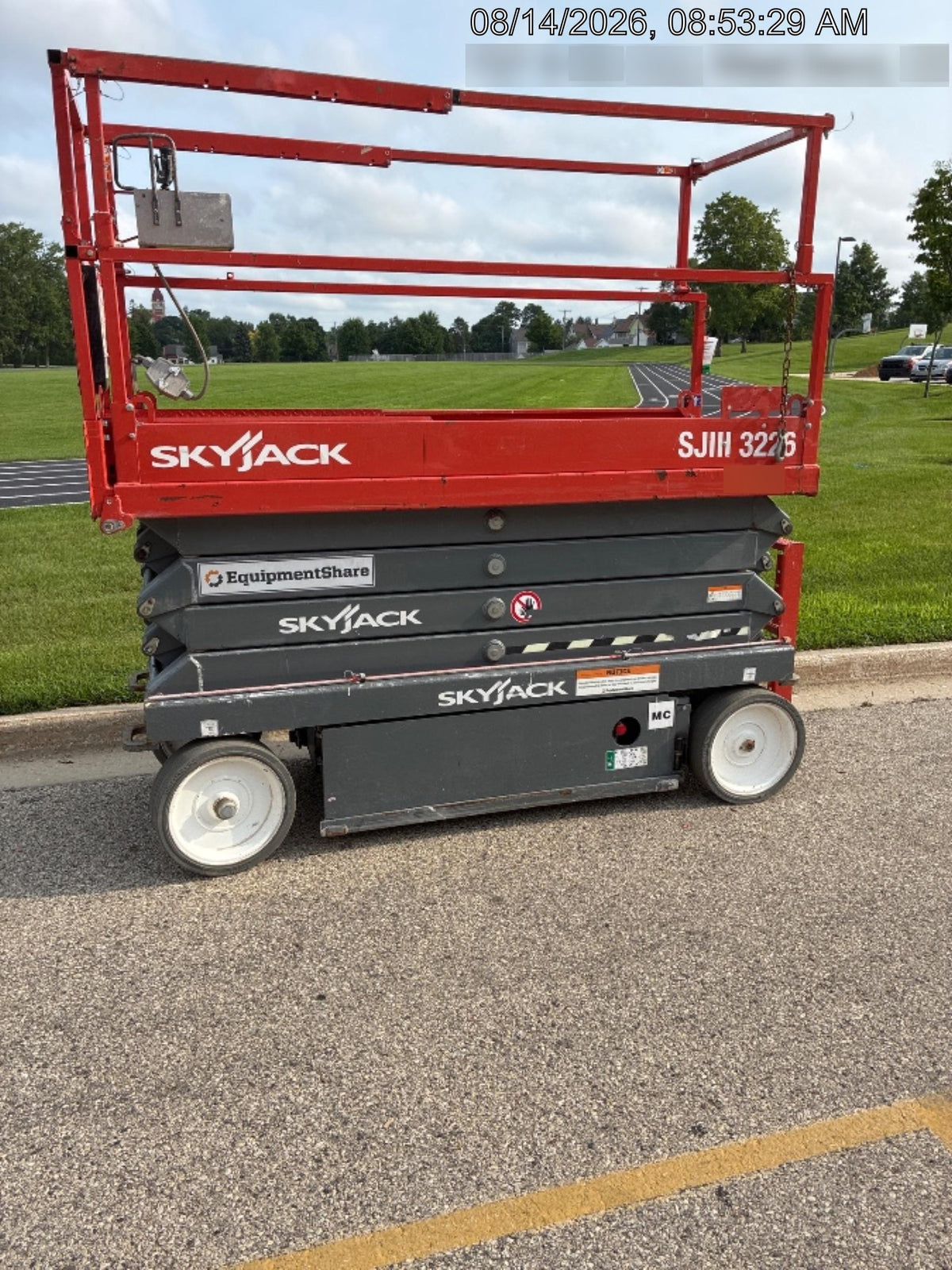 2018 Skyjack SJIII-3226 Standard Rental Specs