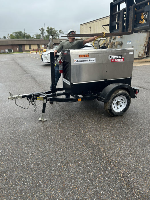 2024 Lincoln Electric LE400 Kubota V1505, Trlr, Cable Rack, Light Kit, ES Decals, T3