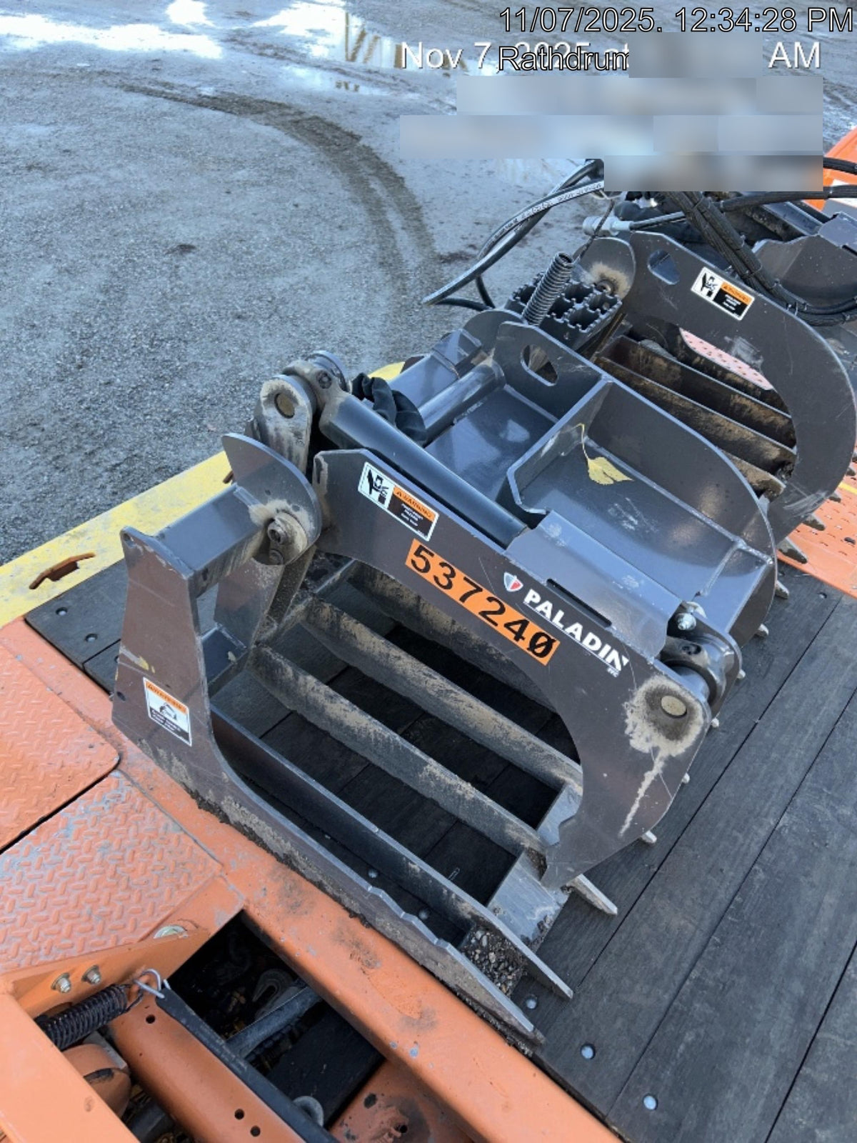 2025 PALADIN 72" Skeleton Grapple Bucket - Paladin