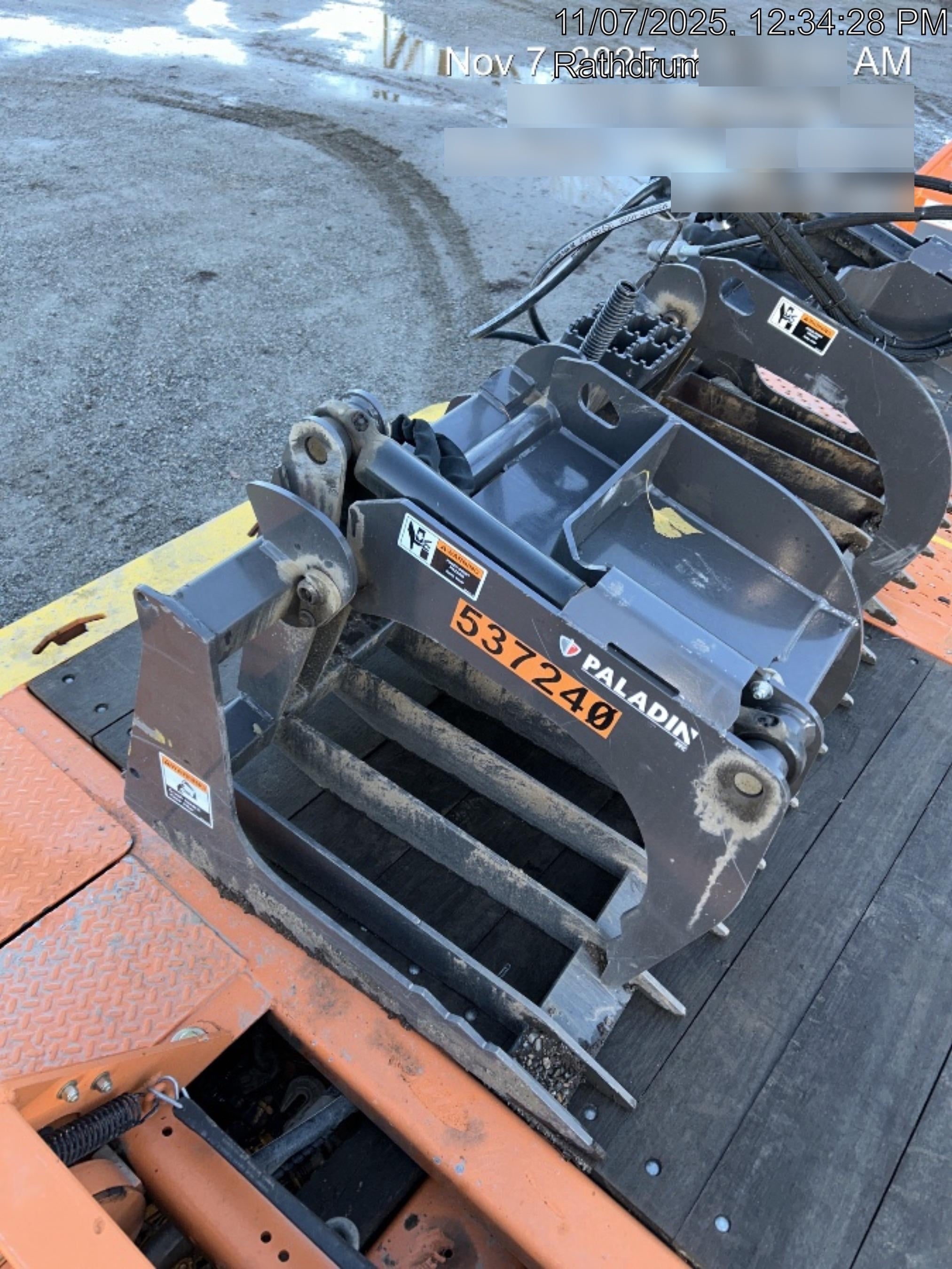 2025 PALADIN 72" Skeleton Grapple Bucket - Paladin