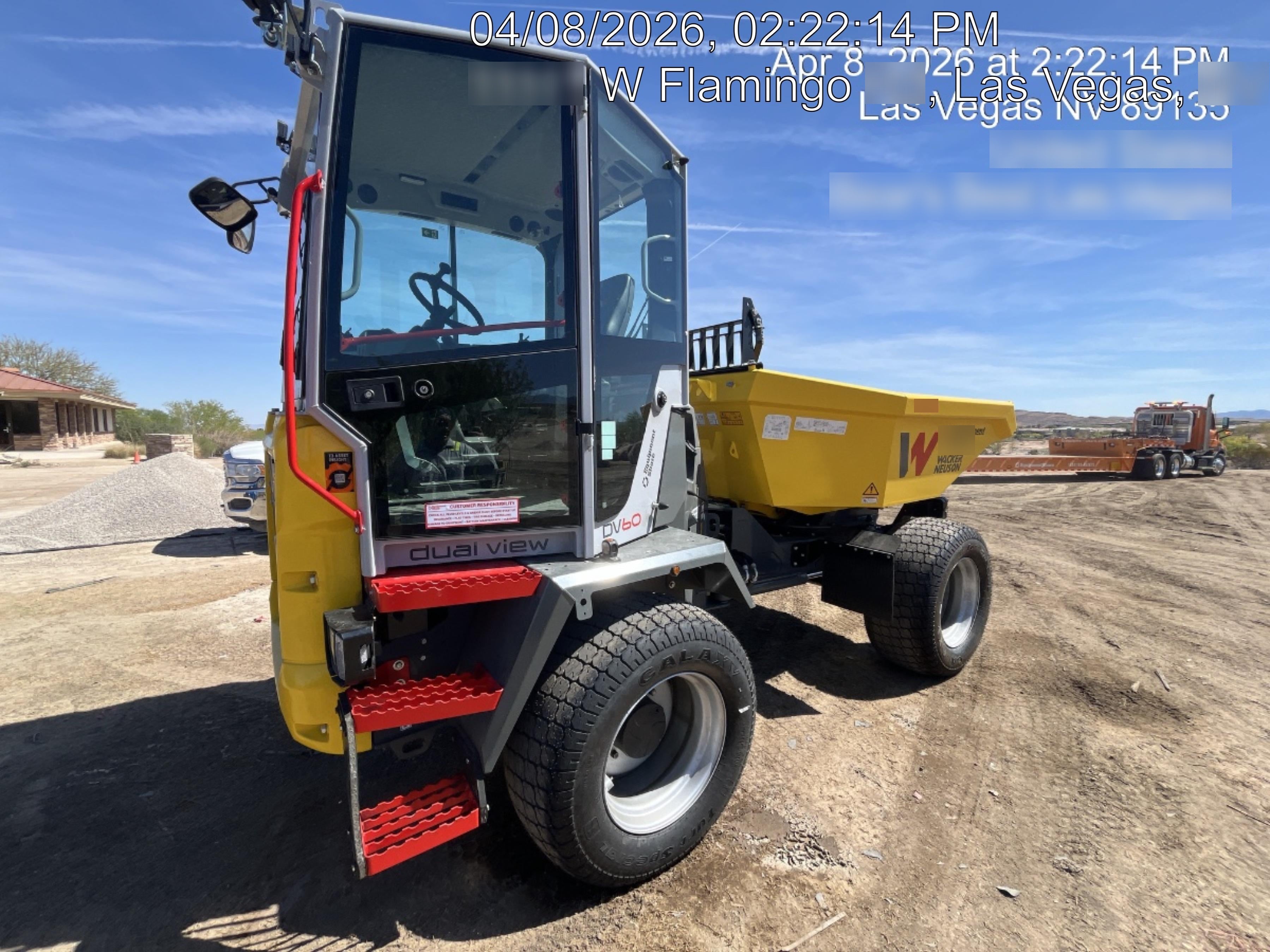 2026 WACKER NEUSON DV605 Cab Turf Tires