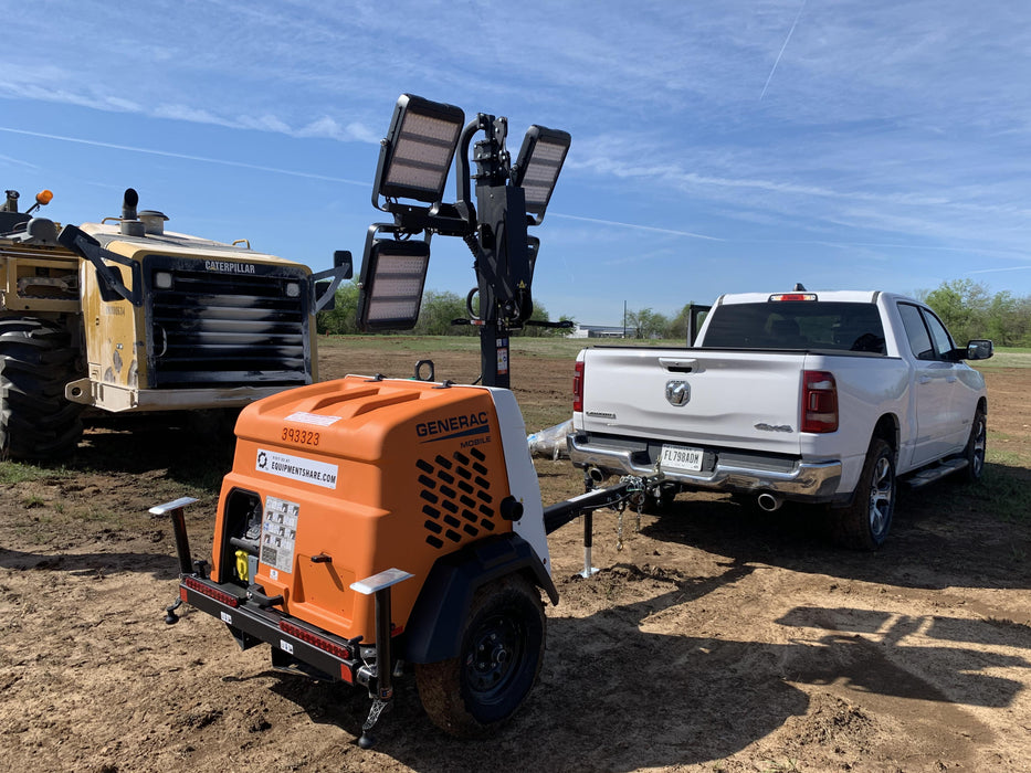 2024 Generac MLT2 Diesel, Flex Switch 120V Input, Powerzone Controller, 
(4) 320W LED Lights, 4kW Generator, 39.9 Gal Fuel Tank, 2" Ball, T3