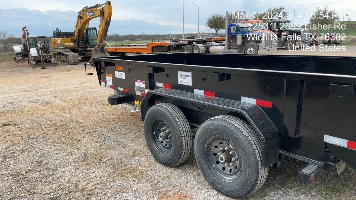 2024 BIG TEX TRAILER 14LD-14BK