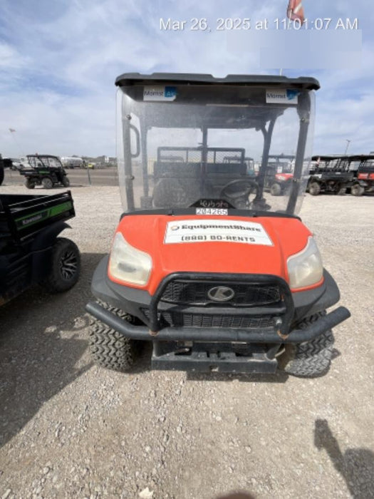 2022 Kubota RTV-X1140W-H Plastic Canopy, Windshield Acrylic Clear, LED Strobe Light, Wire Harness Kit, Back up Alarm
