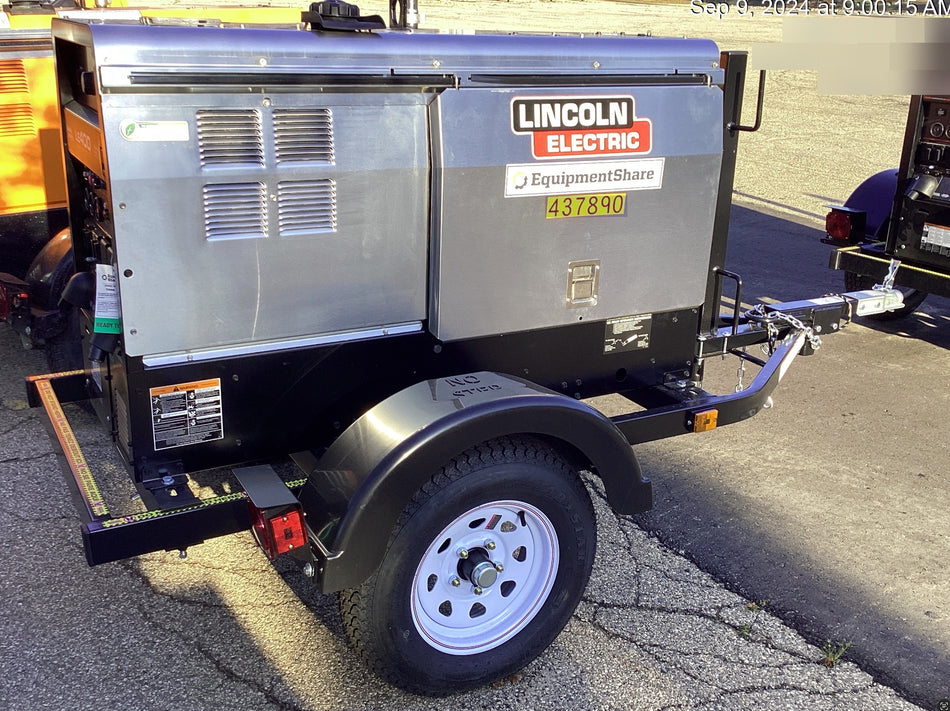 2024 Lincoln Electric LE400 Kubota V1505, Trlr, Cable Rack, Light Kit, ES Decals, T3
