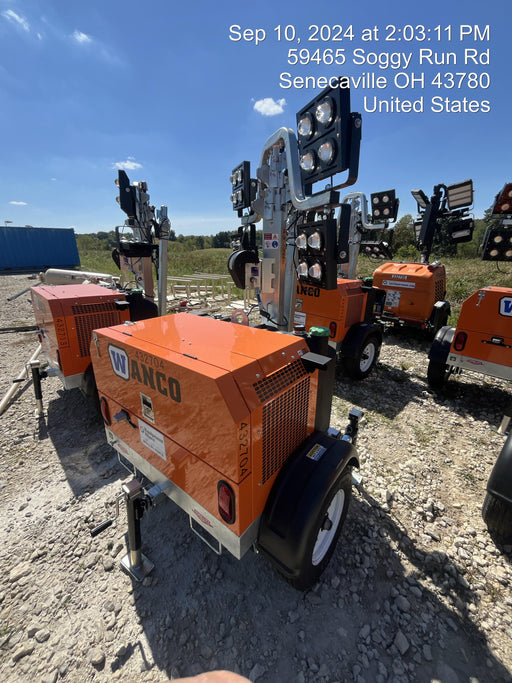 2024 Wanco WLTT-4MM4K Diesel, Deep Sea Controller, Shore Power Plug, Auto Start, (4) 350W LED Floodlights, 4kW Generator, 60 Gal Fuel Tank, 2" Ball, T3