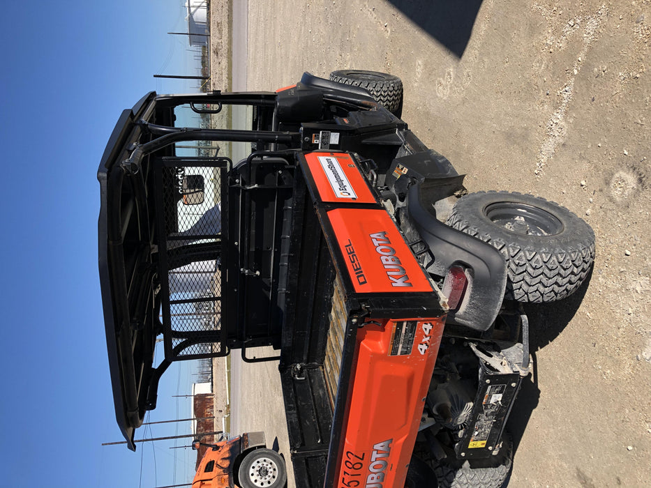 Kubota RTV-X1140W-H 4wd Utility Cart, LED Strobe, Windshield Tempered Glass, Pastic Canopy, Wire Harness Kit, Backup Alarm