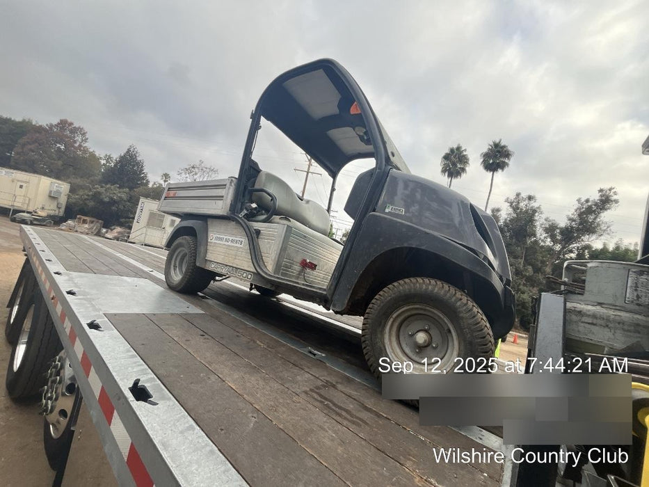 2020 Club Car CA500E Canopy, 48V Electric Drive System, 500 Amp Motor Controller, NM Tires