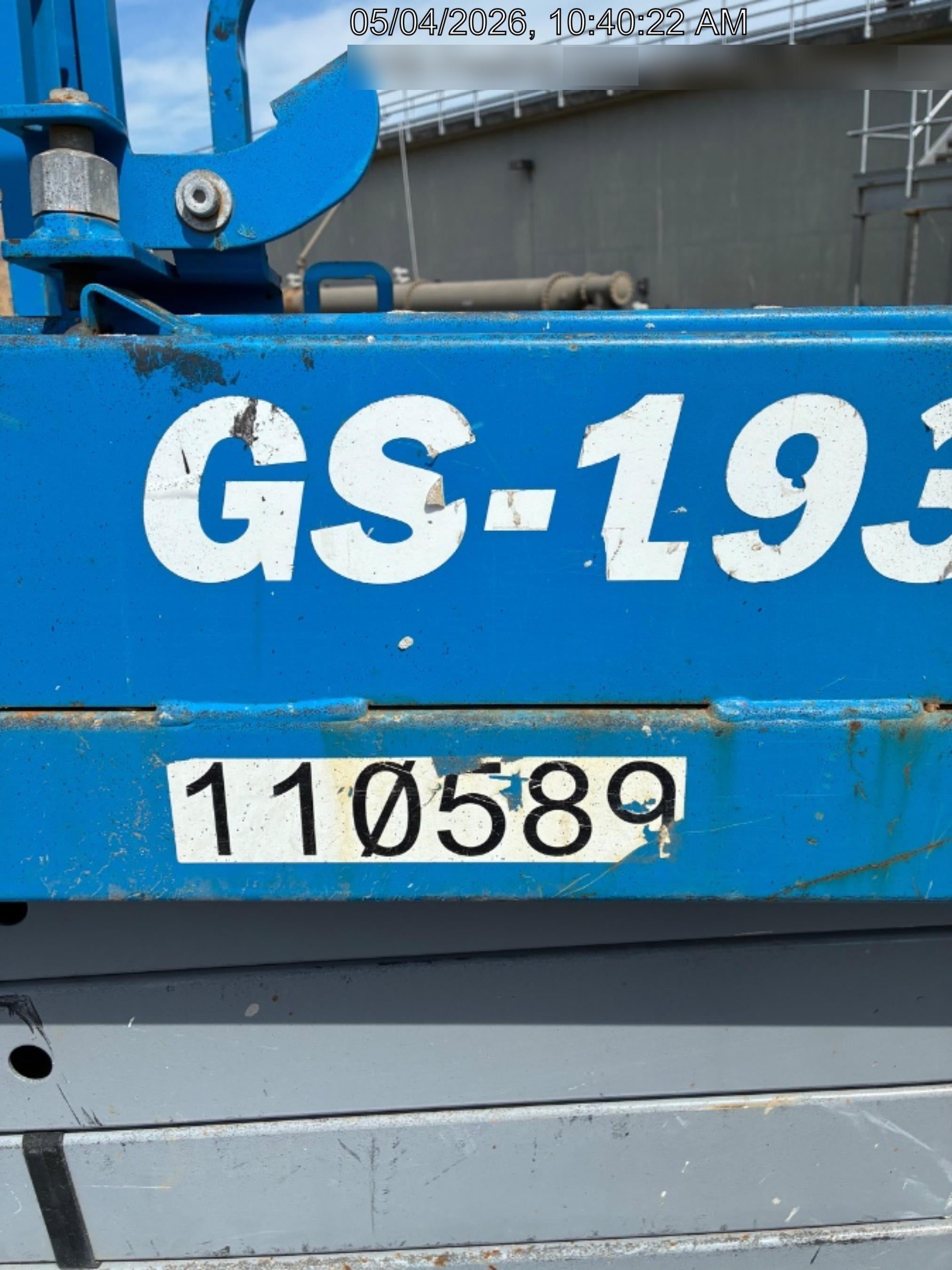 2020 Genie GS-1930 Solid Non Marking Tires, Beacon, Folding rails with half height swing gate