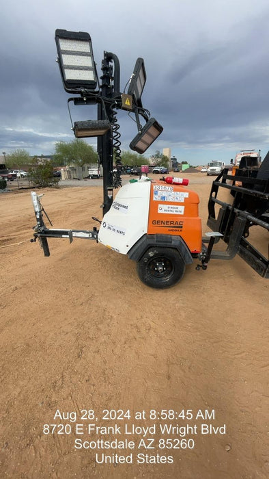 2023 Generac MLT2 Diesel, Flex Switch 120V Input, Powerzone Controller, (4) 320W LED Lights, 4kW Generator, 39.9 Gal Fuel Tank, 2" Ball, T3