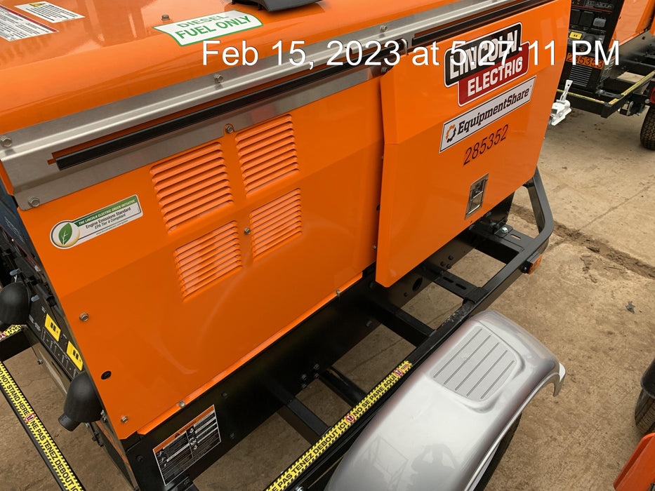 2022 Lincoln Electric LE400 Kubota V1505, Trlr, Cable Rack, Light Kit, ES Decals, T3