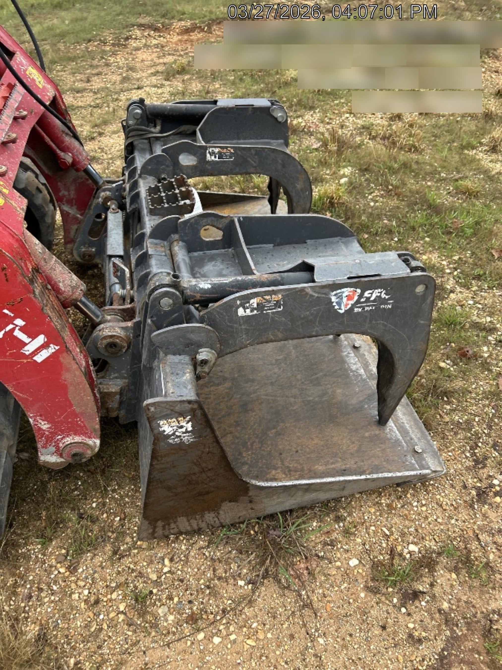 2019 PALADIN 76" Scrap Grapple Bucket - Paladin