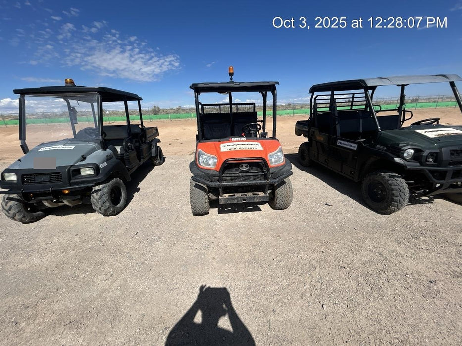 2022 Kubota RTV-X1140W-H Plastic Canopy, Windshield Acrylic Clear, LED Strobe Light, Wire Harness Kit, Back up Alarm