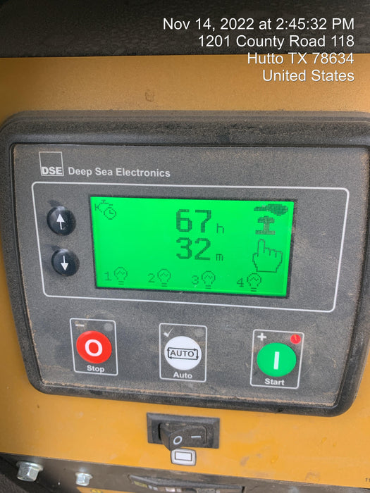 2022 Allmand NLV3GR (4) LED Light Fixture 350W, 23' Vertical Mast, 3kW Prime, Towable, Deep Sea L401, Leveling Jacks, Yanmar T4F 5.8hp