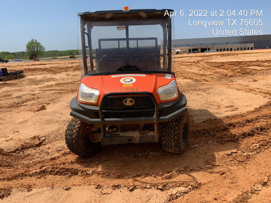 2021 Kubota RTV-X1140W-H Plastic Canopy, Windshield Acrylic Clear, LED Strobe Light, Wire Harness Kit, Back up Alarm